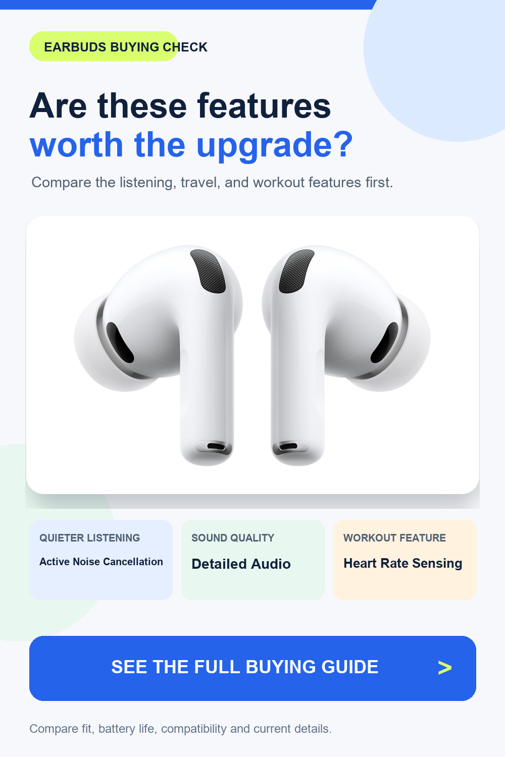 AirPods Pro 3 feature buying checklist